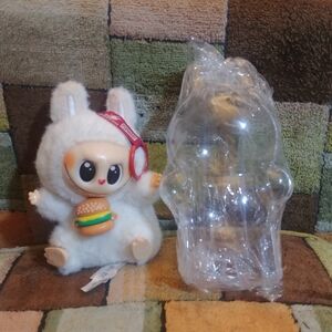 Adorable White Labubu Coca Cola And Cover Case